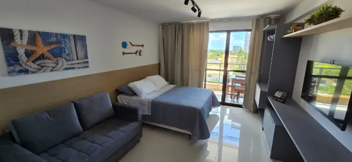 Stúdio Mobiliado em Stella Maris Ilha de Mikonos 1 quarto mobiliado (SA-SU)