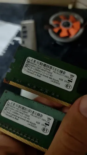 Memórias ram 2x 4g