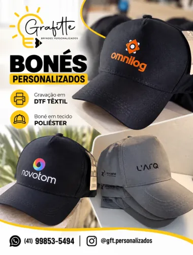 Boné PERSONALIZADO com sua logo