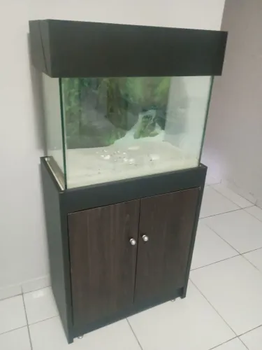 Aquário 100 litros com móvel 