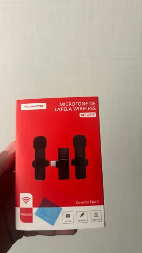 Microfone sem fio lapela