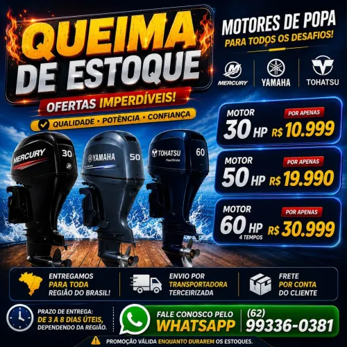 Motores de popa para todos os desafios