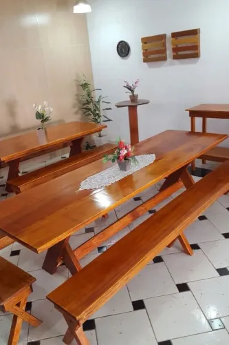 Mesas Rústicas para Área Gourmet