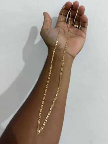 Vendo corrente de ouro 18k piastrine