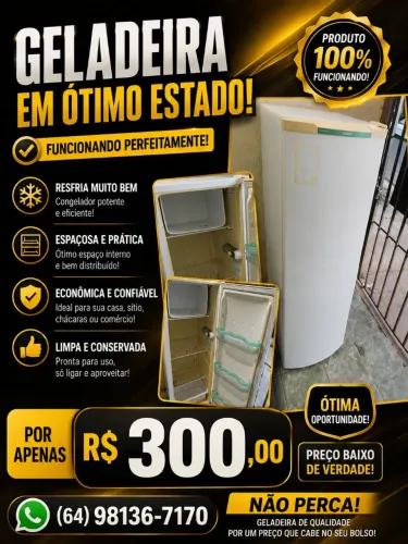 Geladeira cônsul funciona perfeitamente passo cartão