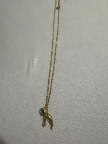 Colar e pingente de ouro 18k