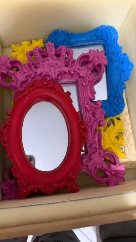 Kit com 6 Quadros/Espelhos Decorativos