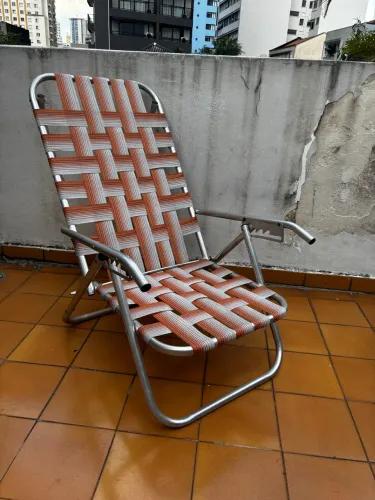 Cadeira de praia vintage / antiga 