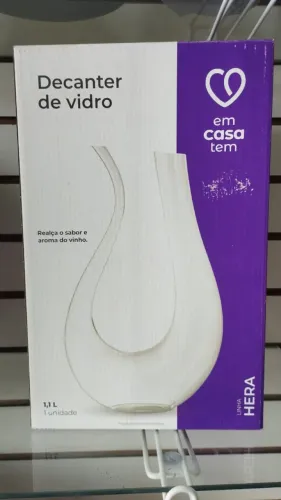Decanter de Vidro Para Vinho 1,1L Em Casa Tem Linha Hera Elegante/jarra vinho,aerador vinh