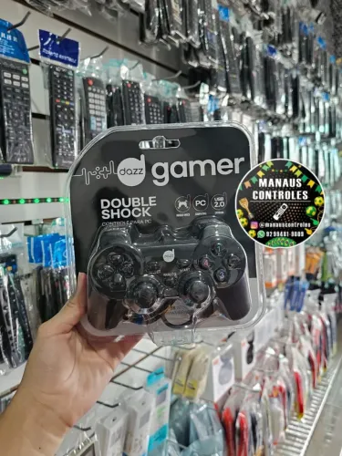 Controle Gamer Game Usb pc Dual Shock Dazz