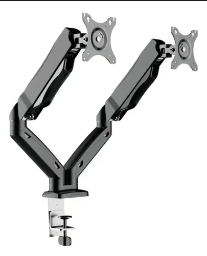 Suporte De Mesa Duplo Com Pistão A Gás 14 À 32'' Sim-2500 Cor Preto