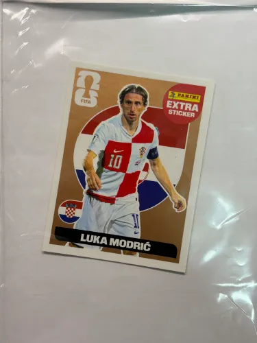 FIGURINHA EXTRA STICKER LUKA MODRI? BRONZE - PANINI WORLD CUP 2026
