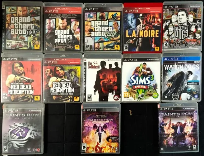 Jogos Mundo aberto Ps3 - Ac cartão e Olx pay (temos outros jogos) preços na Descrição 