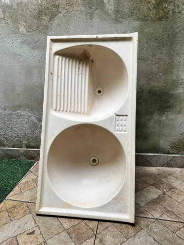 Tanque de duas bocas - 100 x 50 cm