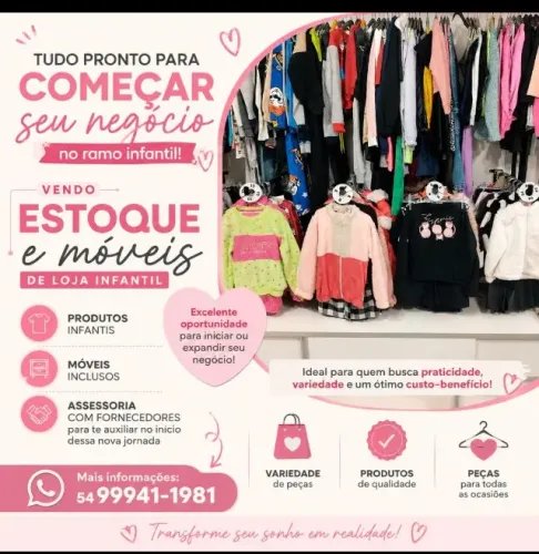 Vende _se estoque de loja infantil!!!?