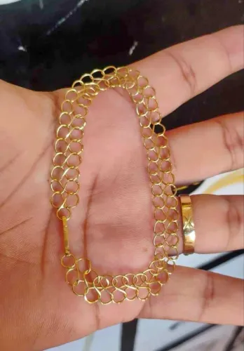Pulseira prata banhada 