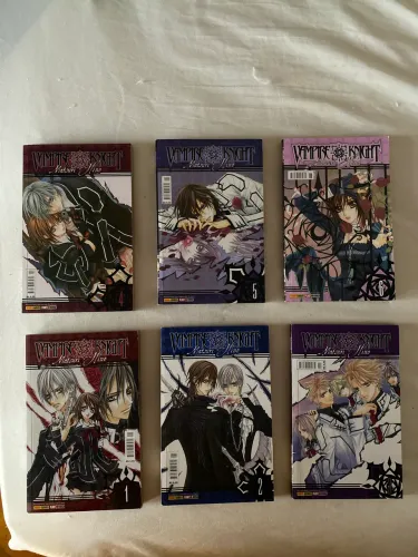 Mangás Vampire Knight (Matsuri Hino) Vol. 1 ao 6