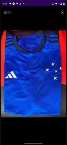 Camisa Autografada Ronaldo