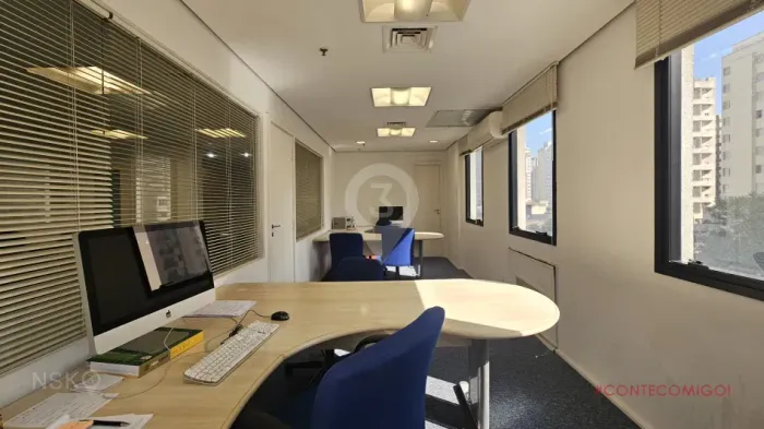 Sala comercial mobiliada para alugar - 70m² - 2 salas -Itaim Bibi - NSK3 Imóveis - Cod.607