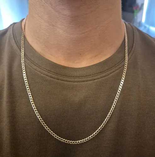 Corrente Masculina Prata 925 3mm