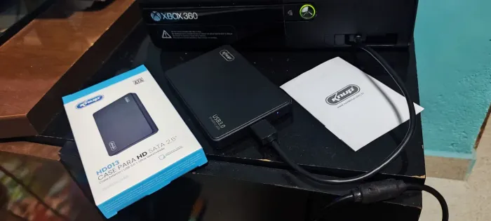 Hd externo 500gb para Xbox 360 travado