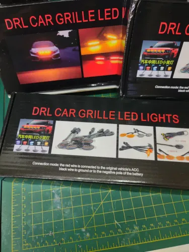 Drl car luzes Led