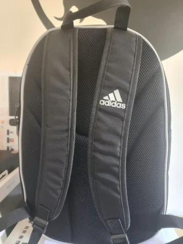 Mochila Adidas Adipower 1.9 Preta e Prata
