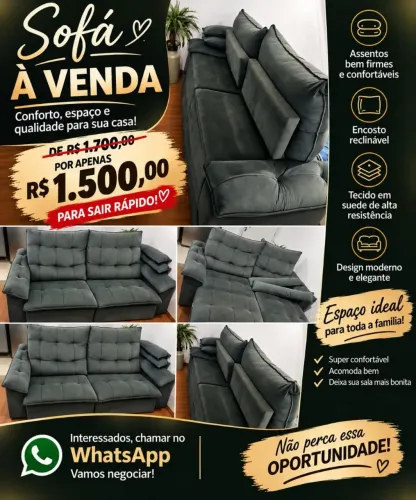 Sofá super confortável