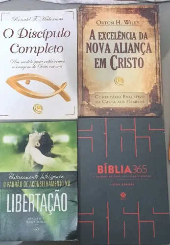 Três livros cristãos e a Uma Bíblia 365