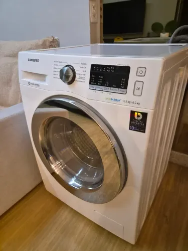 Lava e Seca Samsung 10kg EcoBubble Digital Inverter - Ótimo estado