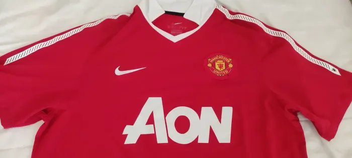 Camisa Manchester United Nike Original Vermelha AON Oficial 2010/11 Tamanho G