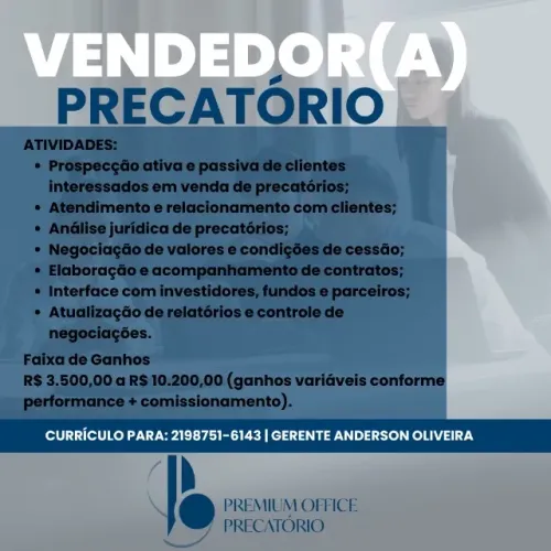 Vagas consultor de vendas