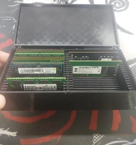 Caixa Para Guardar Memoria de Notebook - Feita em 3D