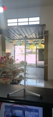 Porta chaveiro de balcão Branco
