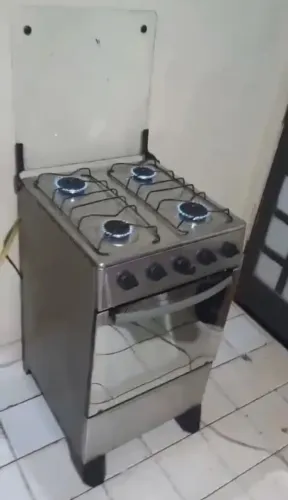 Fogão Inox Espelhado 4 bocas 