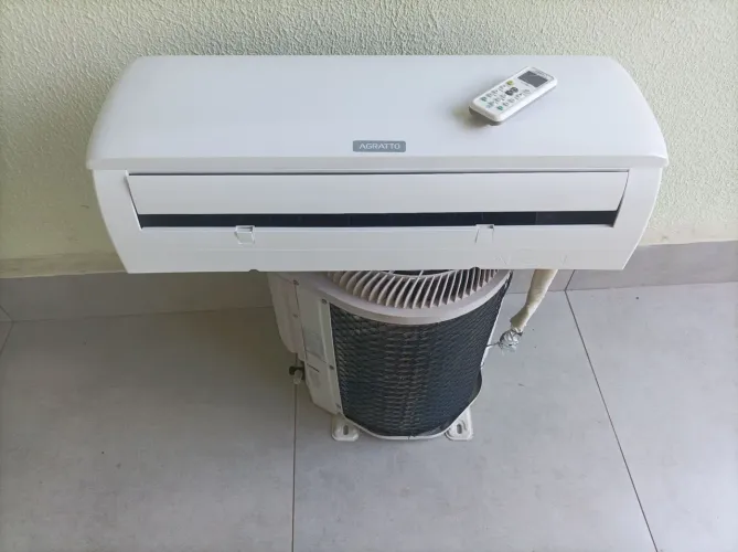 Vendo ar condicionado 9 mil btu convencional instalado 