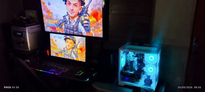 PC GAMER RYZER 5 3400G RX 5500xt 16gb RAM 
