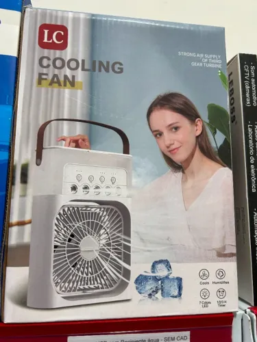 Ventilador com recipiente de água refrescar conexão USB