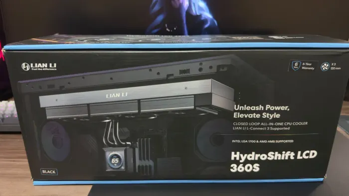 Water Cooler Lian Li HydroShift LCD 360S Preto ARGB