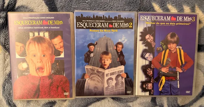 DVD Esqueceram de Mim 1, 2 e 3