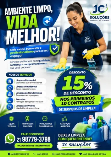 ? Sua empresa merece um ambiente impecável! ?
