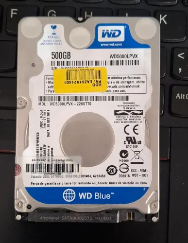 HD 500gb para notebook ou Desktop Western Digital