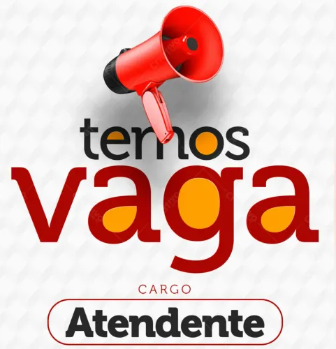 VAGA PARA ATENDENTE HOMEM INICIO IMEDIATO