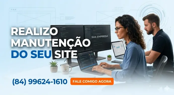 Faço manutenção do seu site