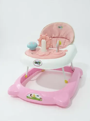 Andador Bebê Menina Rosa com Pula-Pula | Novo  na caixa.