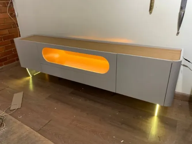 Rack Nobre Luxo 2,10m com LED - Entrega e Monta na Hora