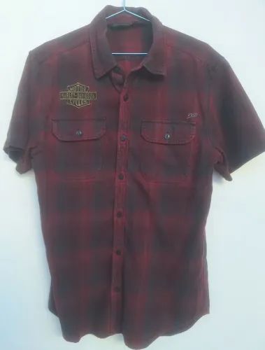 Camisa xadrez Harley Davidson