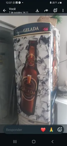 Cervejeira metalfrio 497l.
