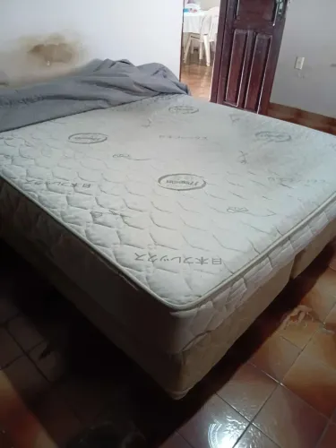 Cama boa + colchão Niponflex