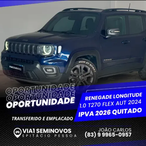 Jeep Renegade Long. T270 1.3 TB 4X2 Flex Aut. 2024
